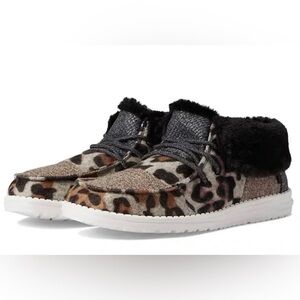 Hey Dude Britt Patchwork Java Shoes Size 9